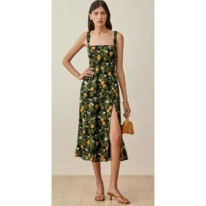 NWT Reformation Dominique Dress Sz 8 - Clementine Print